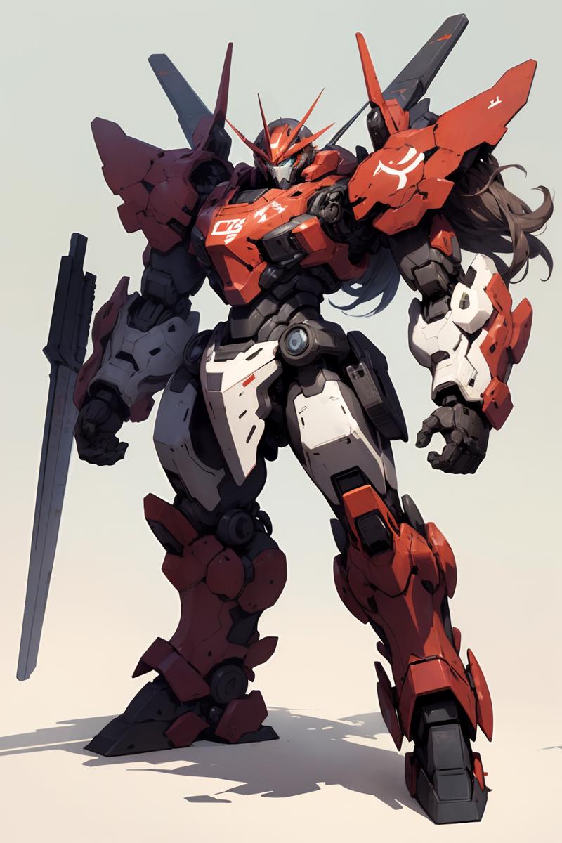 01233-1034963517-1 mecha oni bulky armor giant robot shadow flat vector art (best quality, masterpiece, ).png